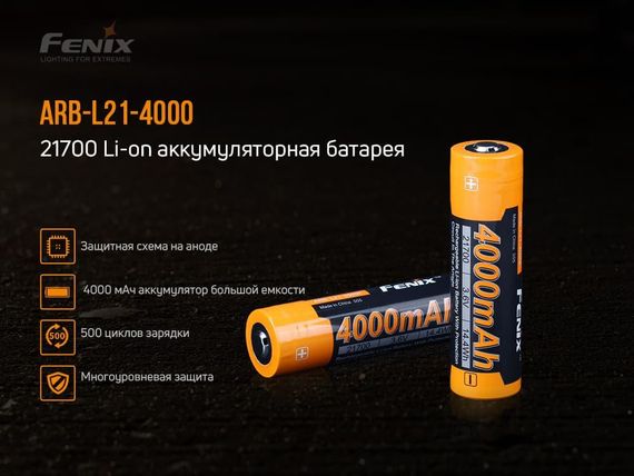 Акумулятор 21700 Fenix (4000 mAh) | Зображення 8