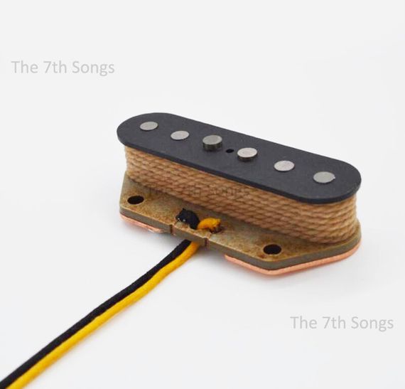 Комплект сингл і бридж звукознімачі для електрогітари Fender telecaster вінтаж | Зображення 3