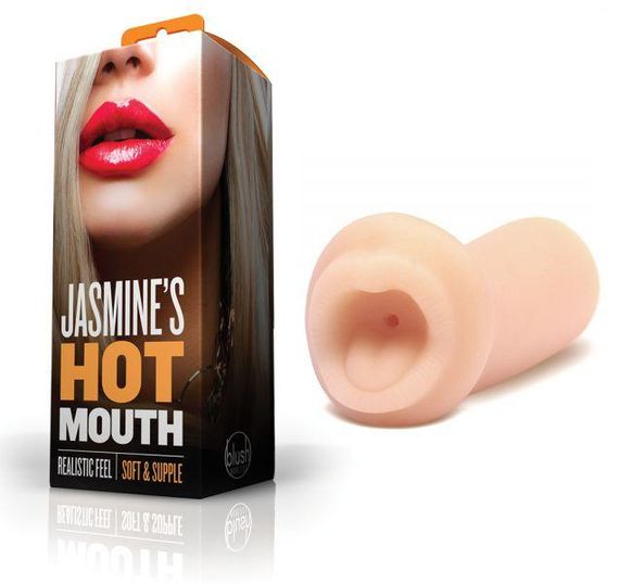 T330600 Мастурбатор ротик X5 MEN Jasmines HOT mouth BEIGE Sex Aura | Зображення 2