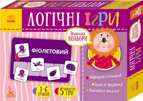 Дитячі логічні ігри "Вивчай кольори" 918001, 24 картки укр. мовою