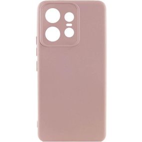 Чехол Silicone Cover Ummi Lakshmi Full Camera (AA) для Motorola Edge 50 Pro Розовый / Pink Sand