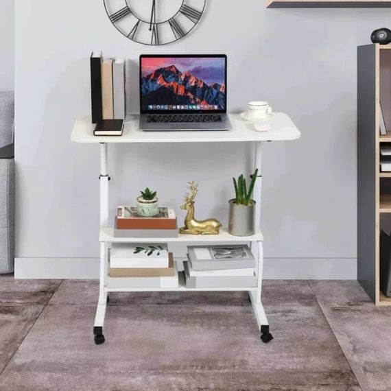 Стіл комп'ютерний на коліщатках з регулюванням висоти Laptop Table 60 х 40 | Зображення 3