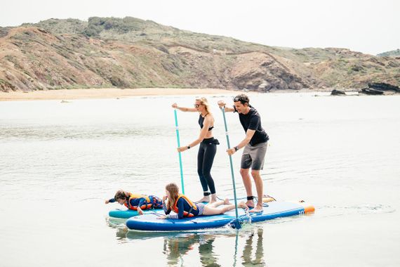SUP-дошка 100 надувна розмір L для 1/2 осіб до 130 кг - One Size | Зображення 1