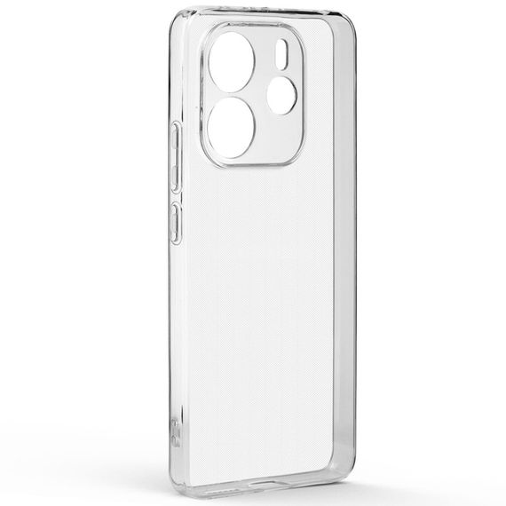 TPU чехол Epic Transparent 1,5mm Full Camera для Xiaomi Redmi Note 14 4G (Europe version) Бесцветный (прозрачный) | Зображення 1