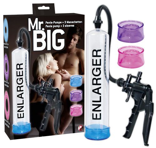 Чоловіча помпа - Mr. Big 3 Sleeve System Pump Sex Aura