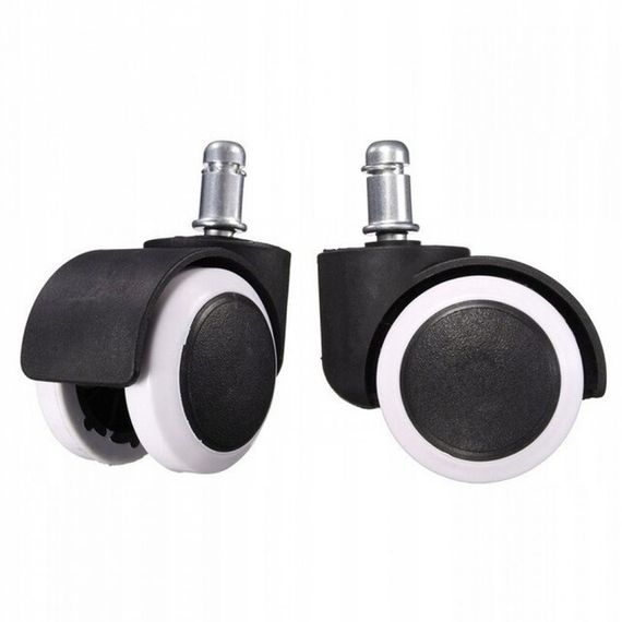 Колесо до офісного крісла нейлонове комплект 5 шт Bonro чорне | Зображення 2