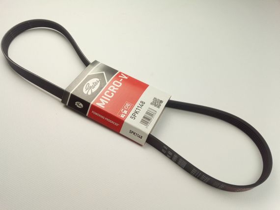 Ремінь генератора струмковий Doblo 1.4, GATES (5PK1148) (55232449)