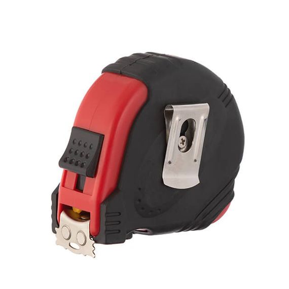 Рулетка 5 м, три стопора полотна INTERTOOL MT-0105 | Зображення 2