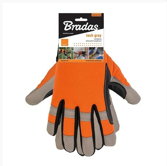 Рукавички робочі Bradas TECH GREY розмір 8 RWTGY8 | Зображення 2