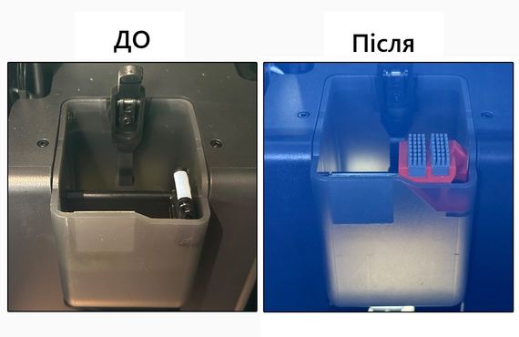 Комплект для очищення сопел 3D-принтера Bambu Lab X1/P1 універсальна подвійна насадка-щітка | Зображення 3