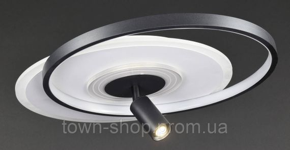 Люстра потолочная LED с пультом MJ50-500-bk-wh Белый 9х40х50 см. | Зображення 6