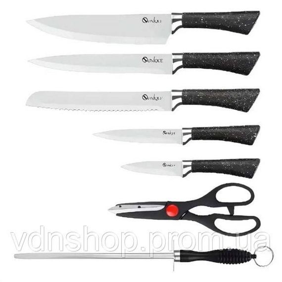 Ножи для кухонных нужд, Набор ножей кухонных сталь, Набор ножиков для кухни Качественные ножи дома VS-27 | Зображення 1