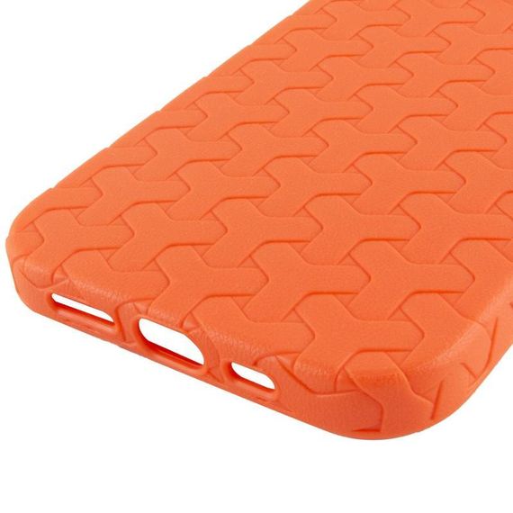 Чохол TPU Weaving для Apple iPhone 15 (6.1") Orange | Зображення 4