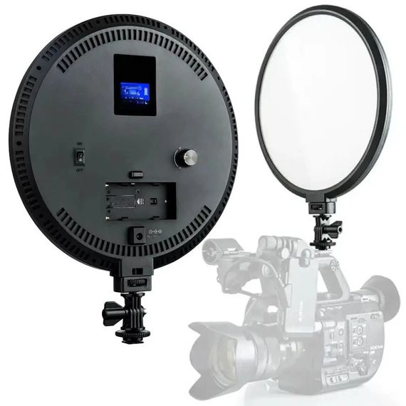 Кругла LED Лампа для Селфі Рівномірне освітлення XPRO M666 (234574746_949) | Зображення 9