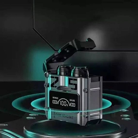 Бездротові навушники M25, Bluetooth 5.3, механічні армовані подвійного режиму ігрові | Зображення 3