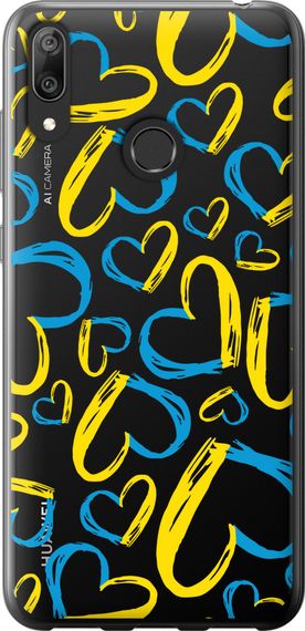 Чехол на Huawei Y7 2019 Сердца UA "5292u-1638-17620"