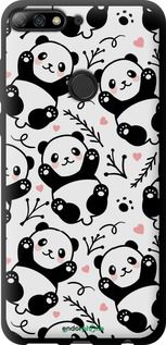 Чохол на Huawei Y7 Prime 2018 Панди "4318b-1509-2448"