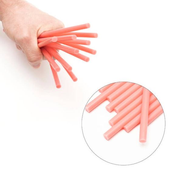 Комплект стрижнів клейових рожевих 7,4*200 мм, 12 од. INTERTOOL RT-1048 | Зображення 2