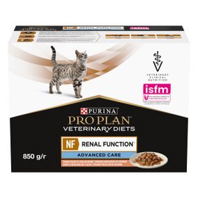 Вологий корм для котів з захворюваннями нирок з лососем Purina Veterinary Diets NF Renal 85 гр х 10 шт