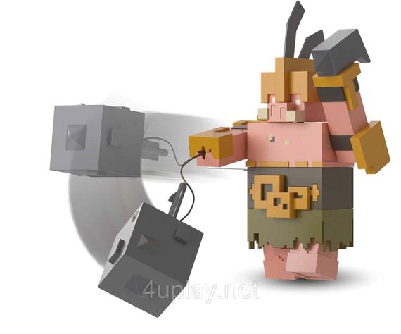 Игровая фигурка Майнкрафт Хранитель Портала 30 см Оригинал Mattel Minecraft Portal Guard | Зображення 3
