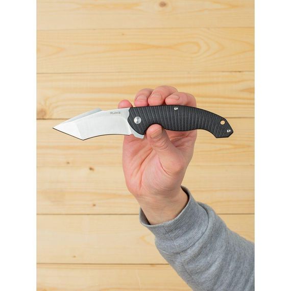 Ніж складаний туристичний Ruike P851-B, (8.9 см) 14C28N / G10 чорний | Зображення 3
