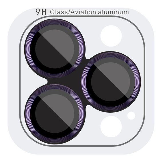 Защитное стекло Metal Classic на камеру (в упак.) для Apple iPhone 14 Pro (6.1") / 14 Pro Max (6.7")