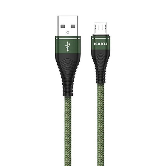 USB кабель Kaku KSC-098 USB - Micro USB 1,2m - Green | Зображення 1