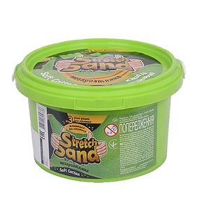 Набор креативного творчества "Stretch Sand"  STS-02-01U 400 гр Зеленый