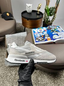 Мужские кроссовки замша  bok Classic LX2200 Grey White весна / літо / осінь A3655 45 28,5