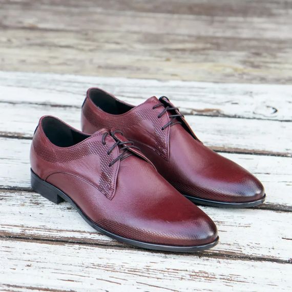 Стильные туфли бордового цвета 40 размер | Зображення 3