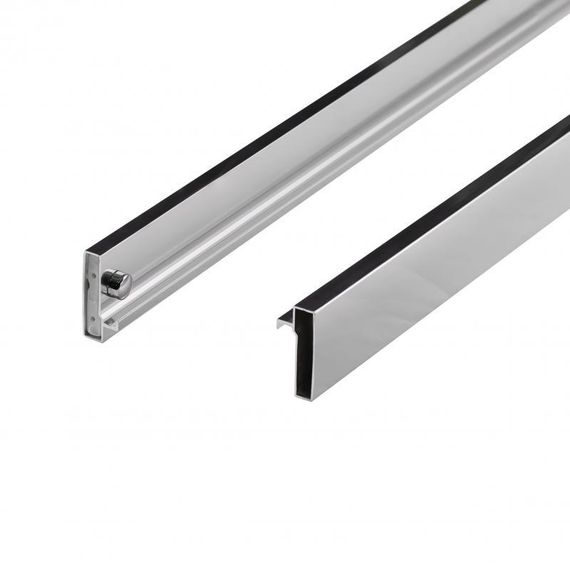 Душові двері в нішу Qtap Taurus CRM201-11.C6 97-108x200 см, скло Clear 6 мм, покриття CalcLess | Зображення 2