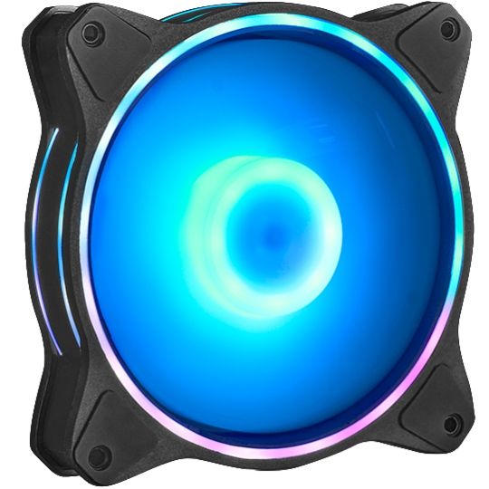 Вентилятор для корпуса 120mm Chieftec ZF-1225RGB-R PWM Reversible | Зображення 2