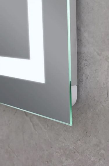 Дзеркало Mixxus HARD MR06-50x80-CASE з LED Touch, Anti-fog, димером, рег. яскравості, годинником (MI6657) | Зображення 6