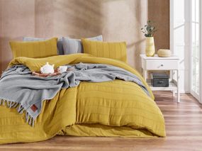 Постільна білизна  Sikel Muslin Patara 200 х 220 см Hardal