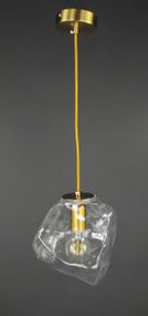 Люстра підвісна на 1 лампочку 27684 Латунь 30-180х20х23 см.