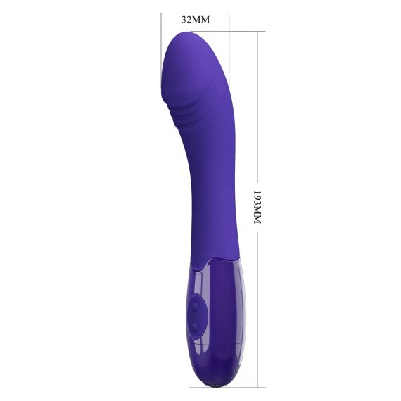 Вібратор для точки G Pretty Love Elemental, синій, 19 х 3.2 см sexstyle | Зображення 7