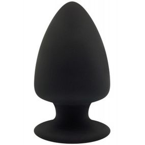Анальна пробка конічної форми SILEXD Thermo Reactive чорна, Medium Sex Aura