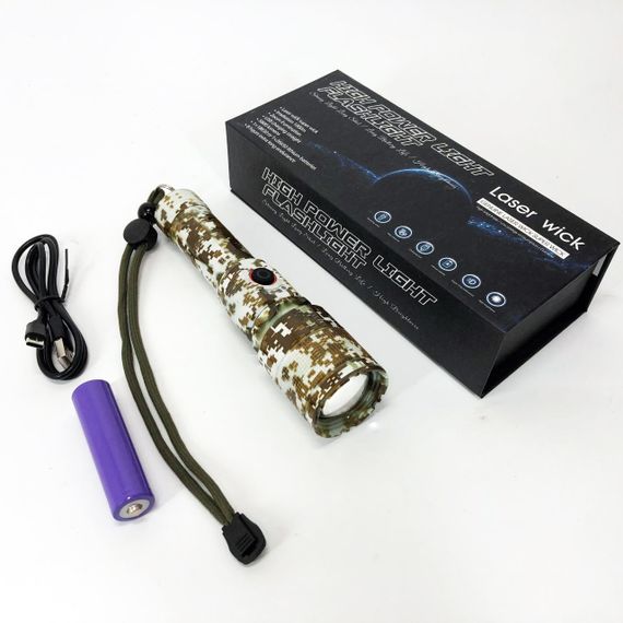 Світильник пило-вологозахищений, Світильник зі світлодіодним зарядним портом, Потужні ліхтарики QG-12 | Зображення 8