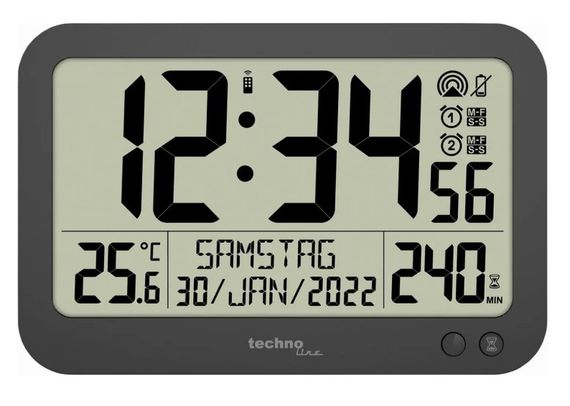 Годинник настінний Technoline WS8026 Black (WS8026)