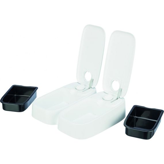 Автоматична годівниця Trixie для корму TX2 пластик 2х300 мл/27х7х24 см | Зображення 7