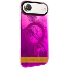Чехол TPU Shiny Mountain (MagFit) для Apple iPhone 17 Air (6.6") Green / Blue Pink