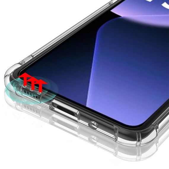 TPU чехол GETMAN Ease logo усиленные углы Full Camera для Xiaomi 13T / 13T Pro | Зображення 3