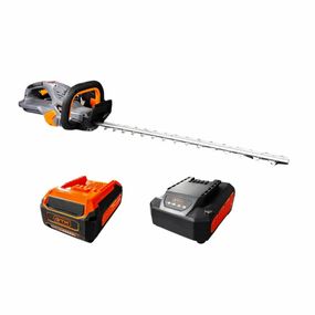 Ножницы для живой изгороди аккумуляторные GTM HT56/560BL KIT (560 мм, 33 мм, BL, 56 В, комплект)