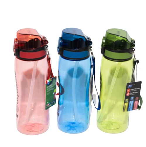 Пляшка спортивна 750мл з кнопкою полікарбонат ELIF Aqua RIO ТР-499