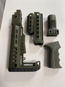 Обвес на ак-47/ак-74 DLG Tactical Приклад на ак-47 Цевье на ак-47 Сет на АК Тюнинг для АК Обвес для АК