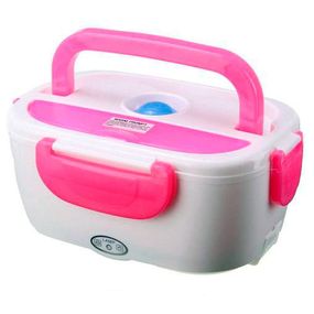 Ланч-бокс з підігрівом Lunch Heater 220 V Pro рожевий електричний