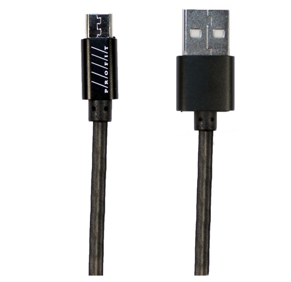Кабель USB MicroUSB Profit QY-10 2,4A 1 м чорний