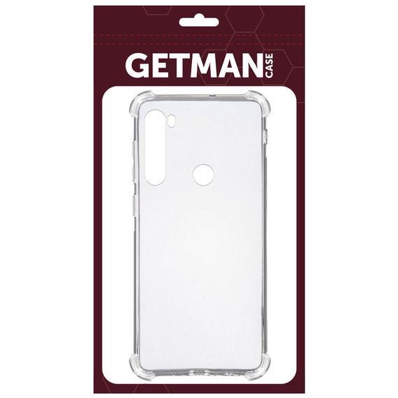 TPU чохол GETMAN Ease logo посилені кути для Xiaomi Redmi Note 8T Безбарвний (прозорий) | Зображення 1