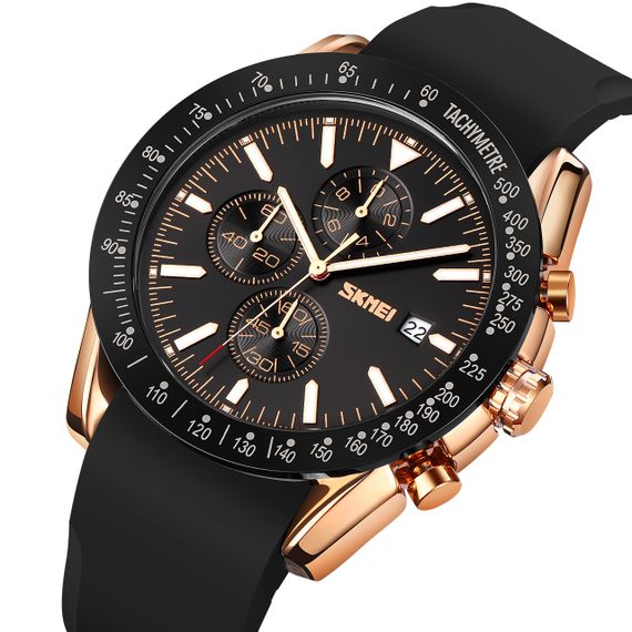Годинник S2kmei 9253PRGBK Rose Gold-Black Sil | Зображення 1