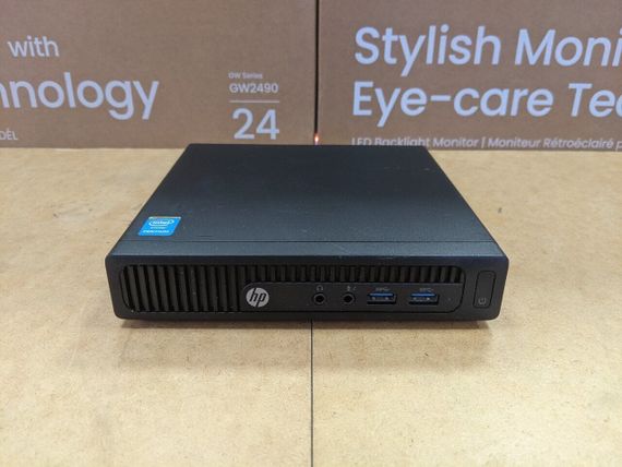 Неттоп HP 260 G1 Desktop Mini PC USFF / Intel Core i3-4030U (2 (4) ядра по 1.9 GHz) / 8 GB DDR3 / 120 GB SSD / Intel HD Graphics 4400 / Блок питания б/у | Зображення 1